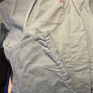 Women's Light Green Scrub Set